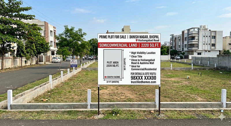 Plot for sale in Danish nagar bhopal 